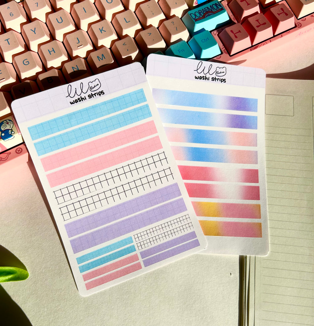 Washi Strips sticker sheet