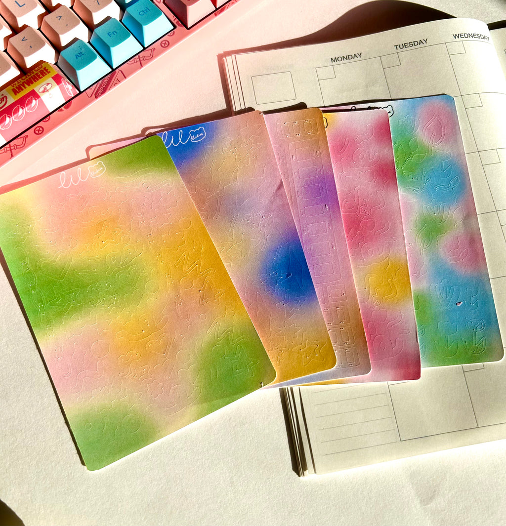 Small Deco sticker sheet