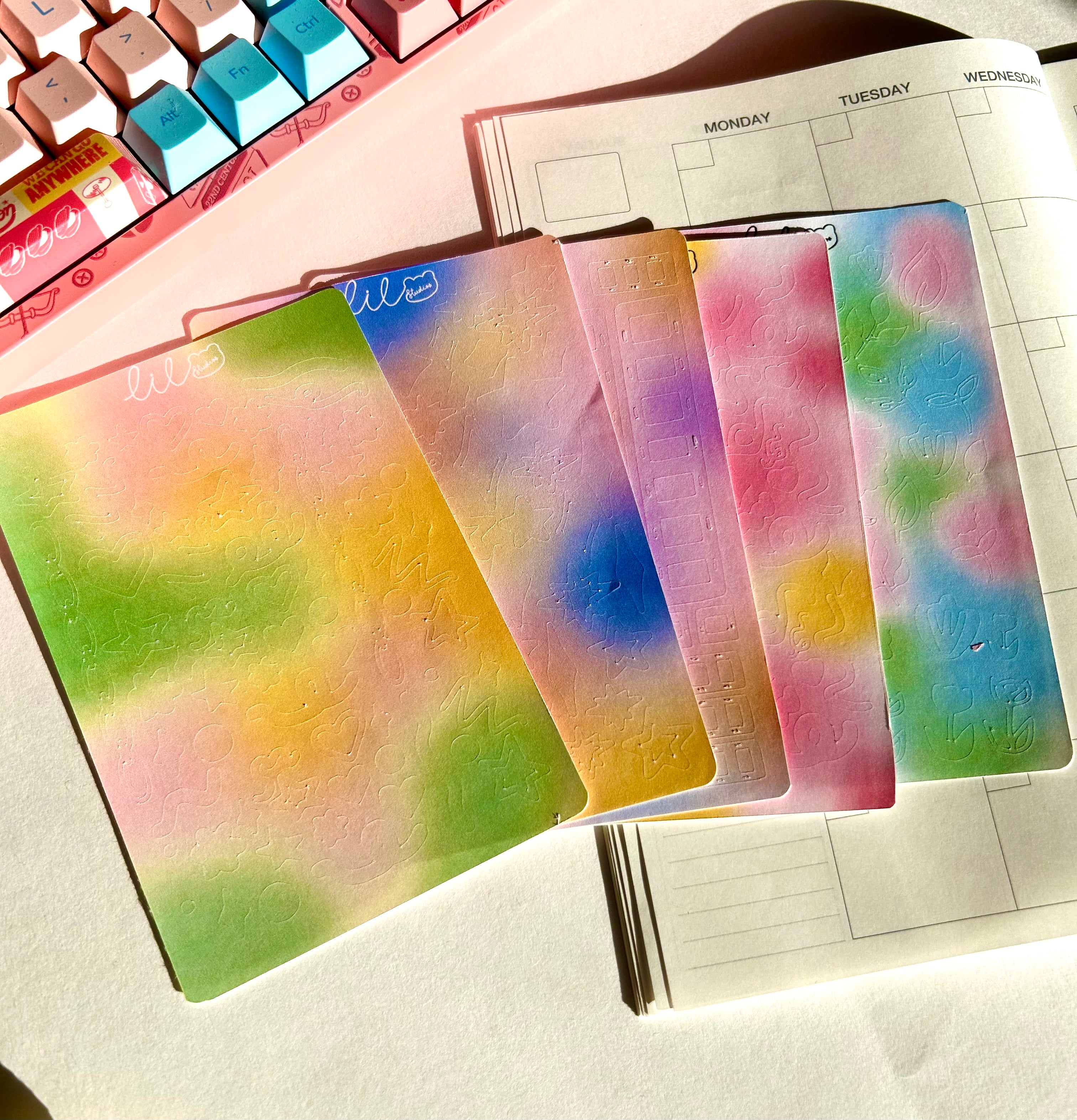 Small Deco sticker sheet