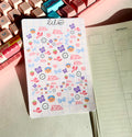 Doodles sticker sheet
