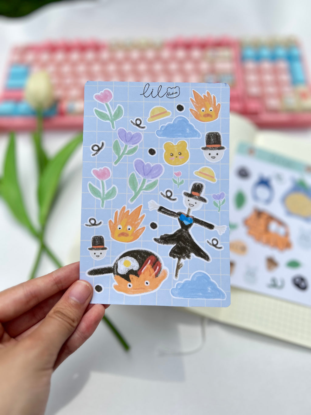 Ghibli Inspired Sticker Sheet