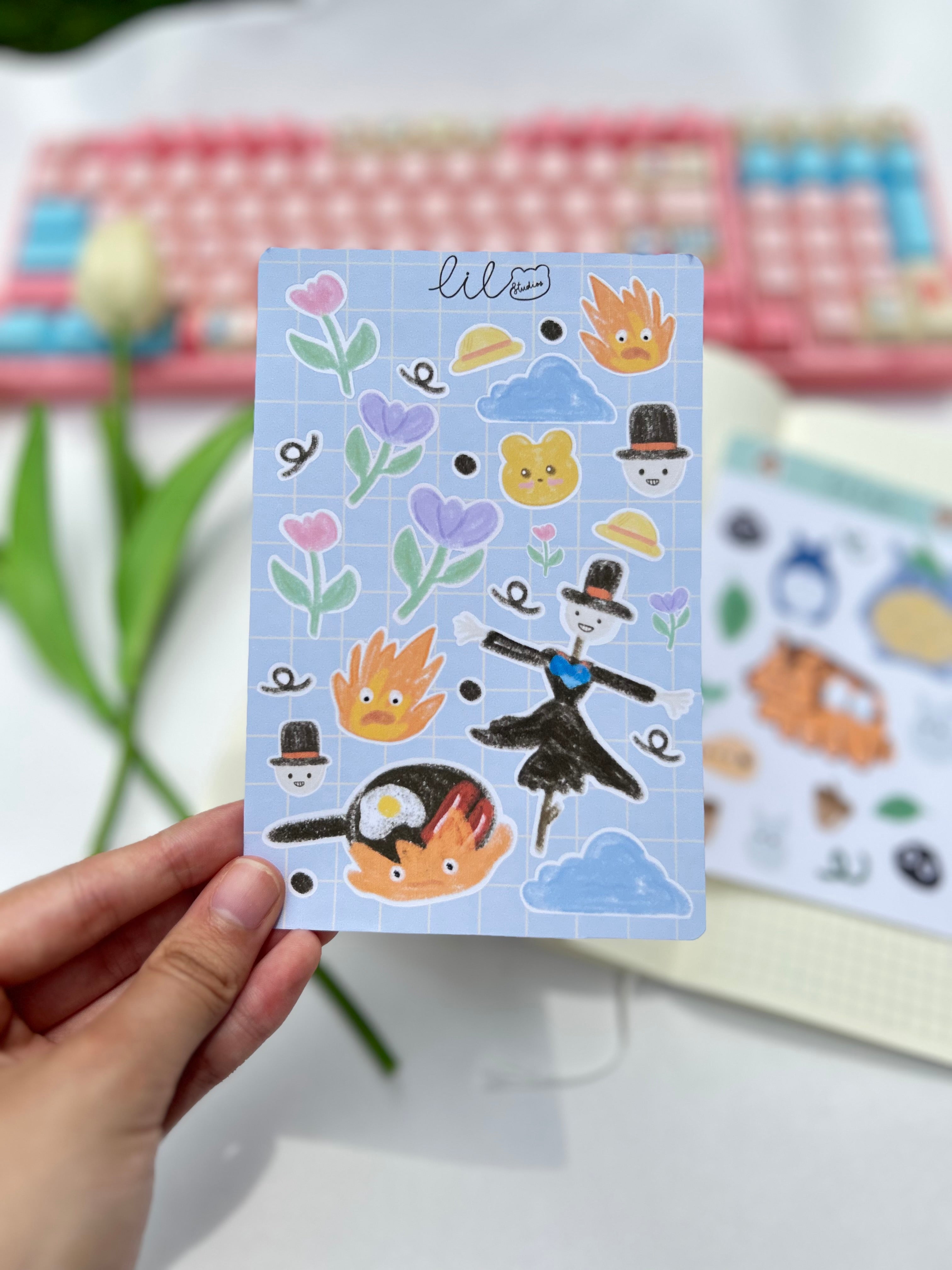 Ghibli Inspired Sticker Sheet