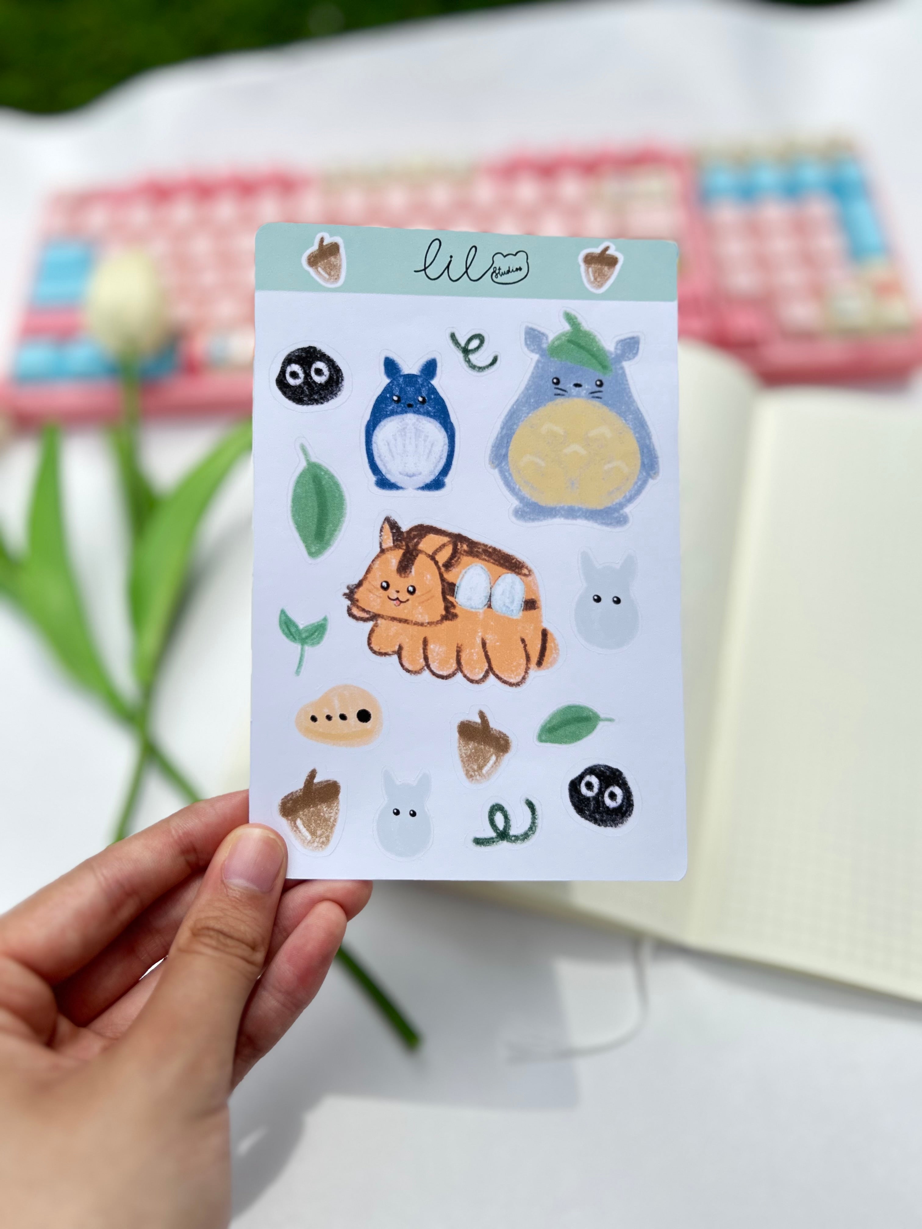 Ghibli Inspired Sticker Sheet