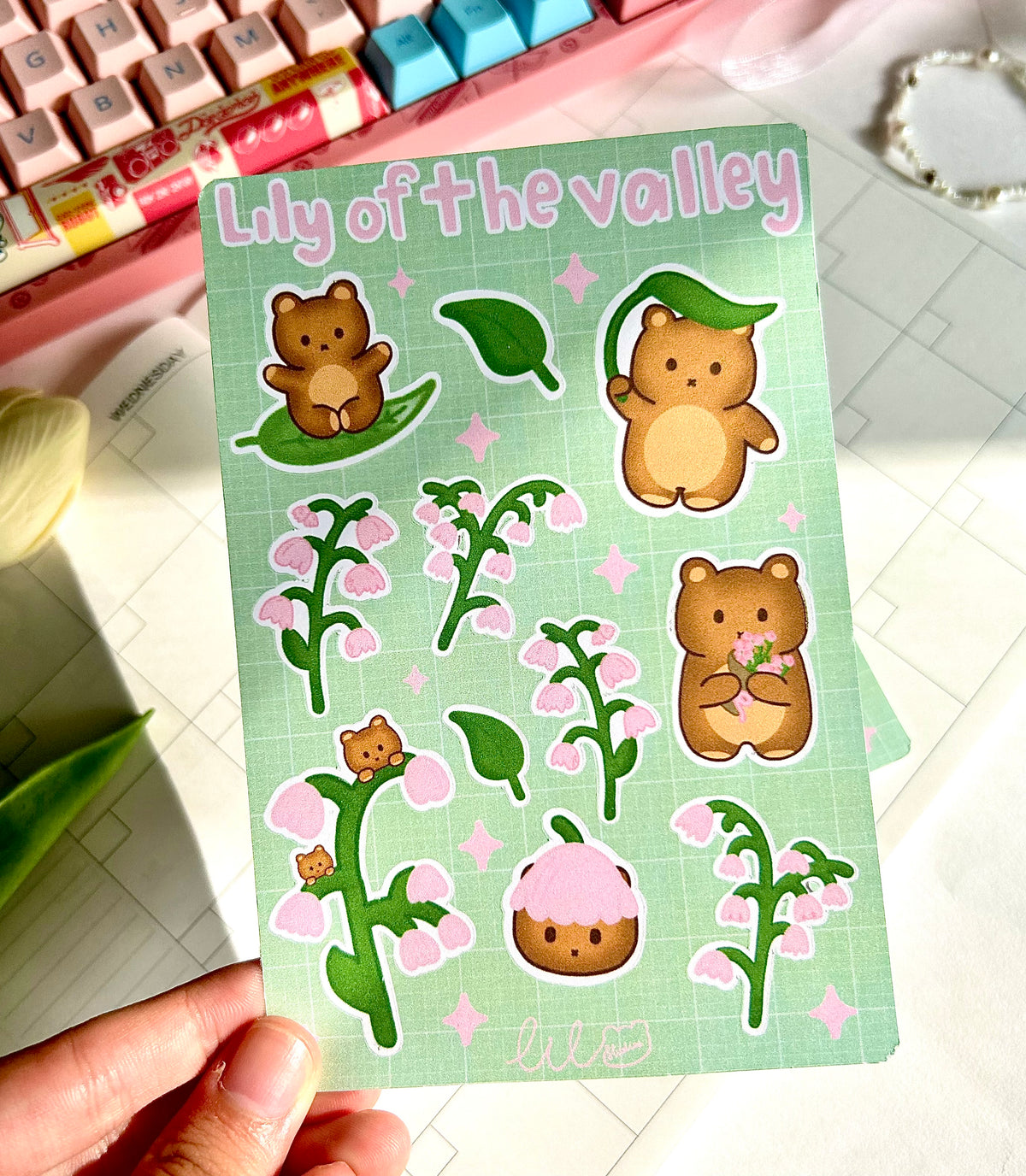 Lily of the Valley Sticker Sheet
