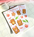 Peachy Sticker Sheet