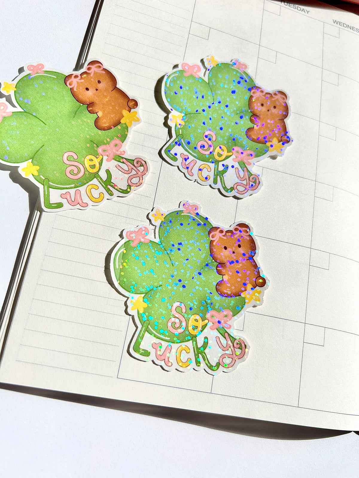So Lucky Die Cut sticker