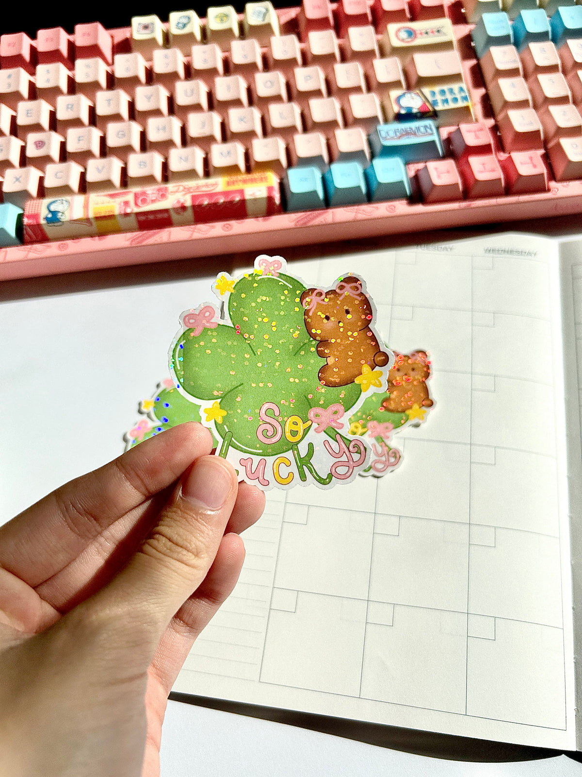 So Lucky Die Cut sticker