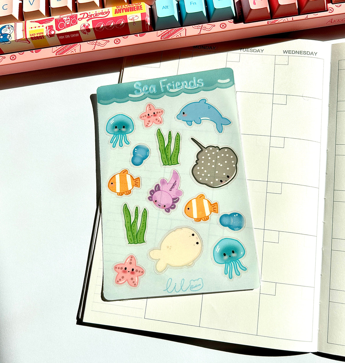 Sea Friends Sticker Sheet