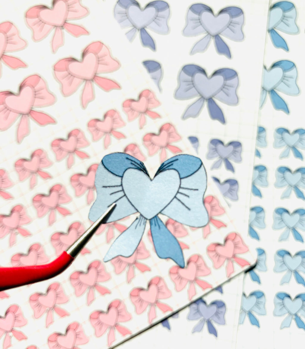 Bows sticker sheet