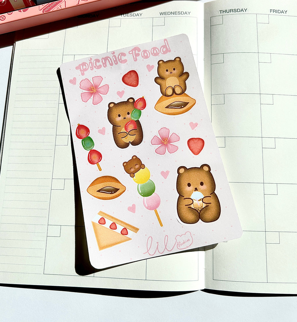 Picnic Food Sticker Sheet