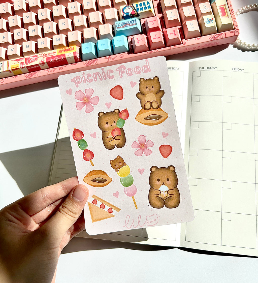 Picnic Food Sticker Sheet