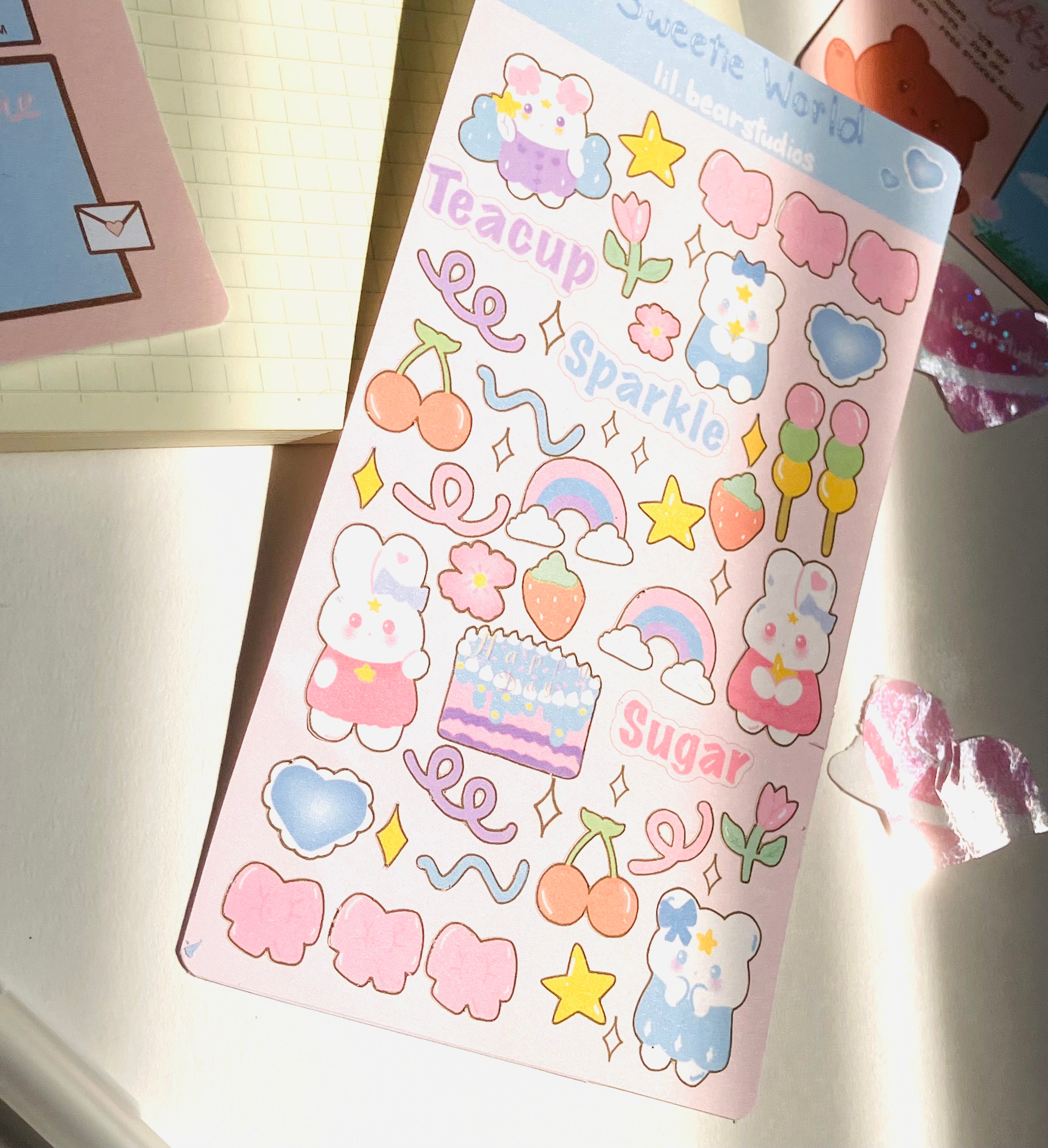 Sweetie World Sticker Sheet
