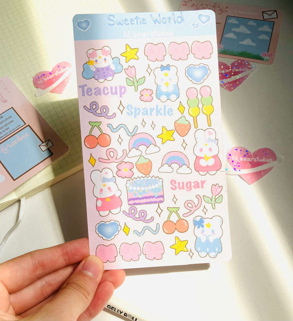 Sweetie World Sticker Sheet