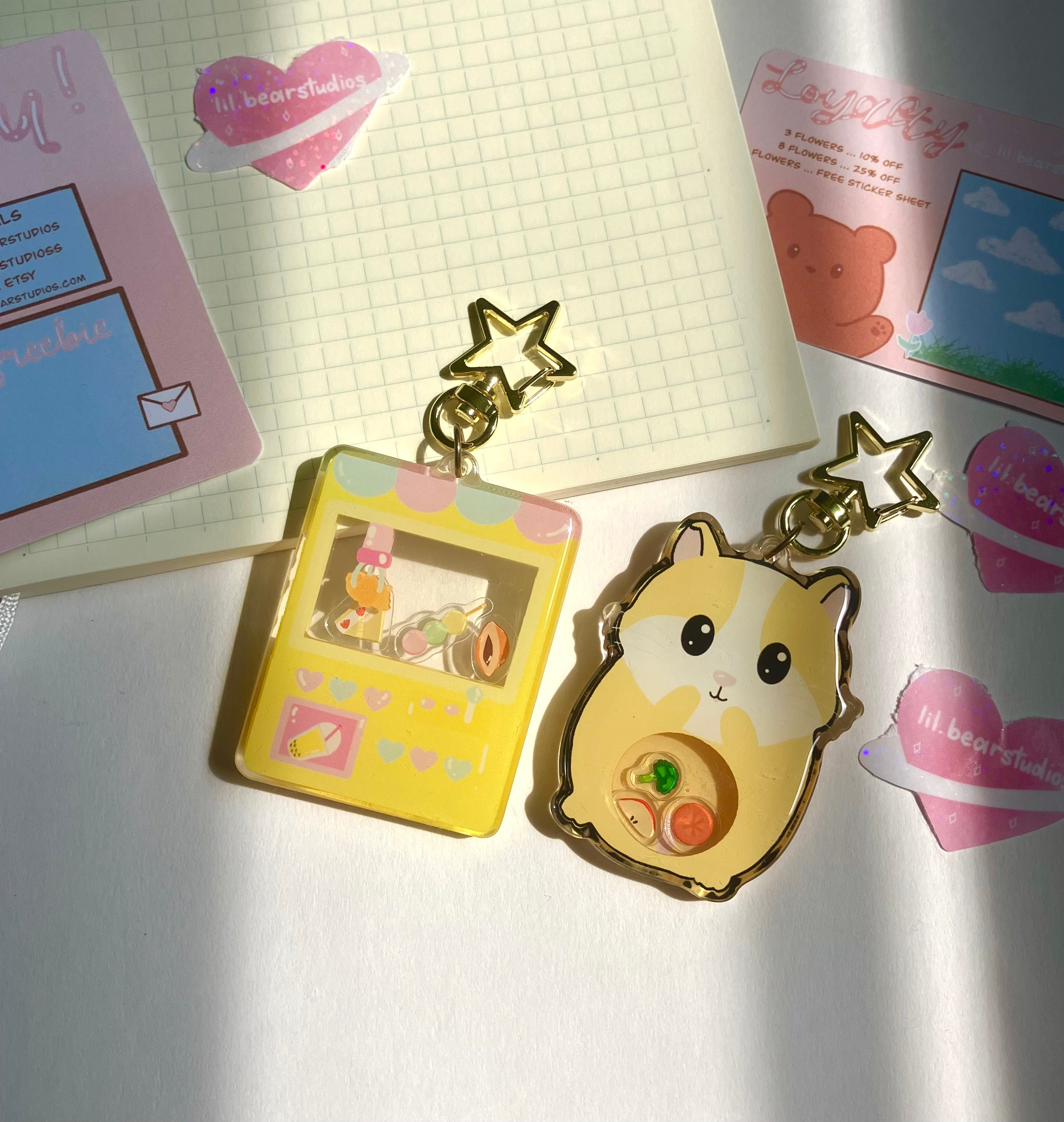 Shaker Keychains
