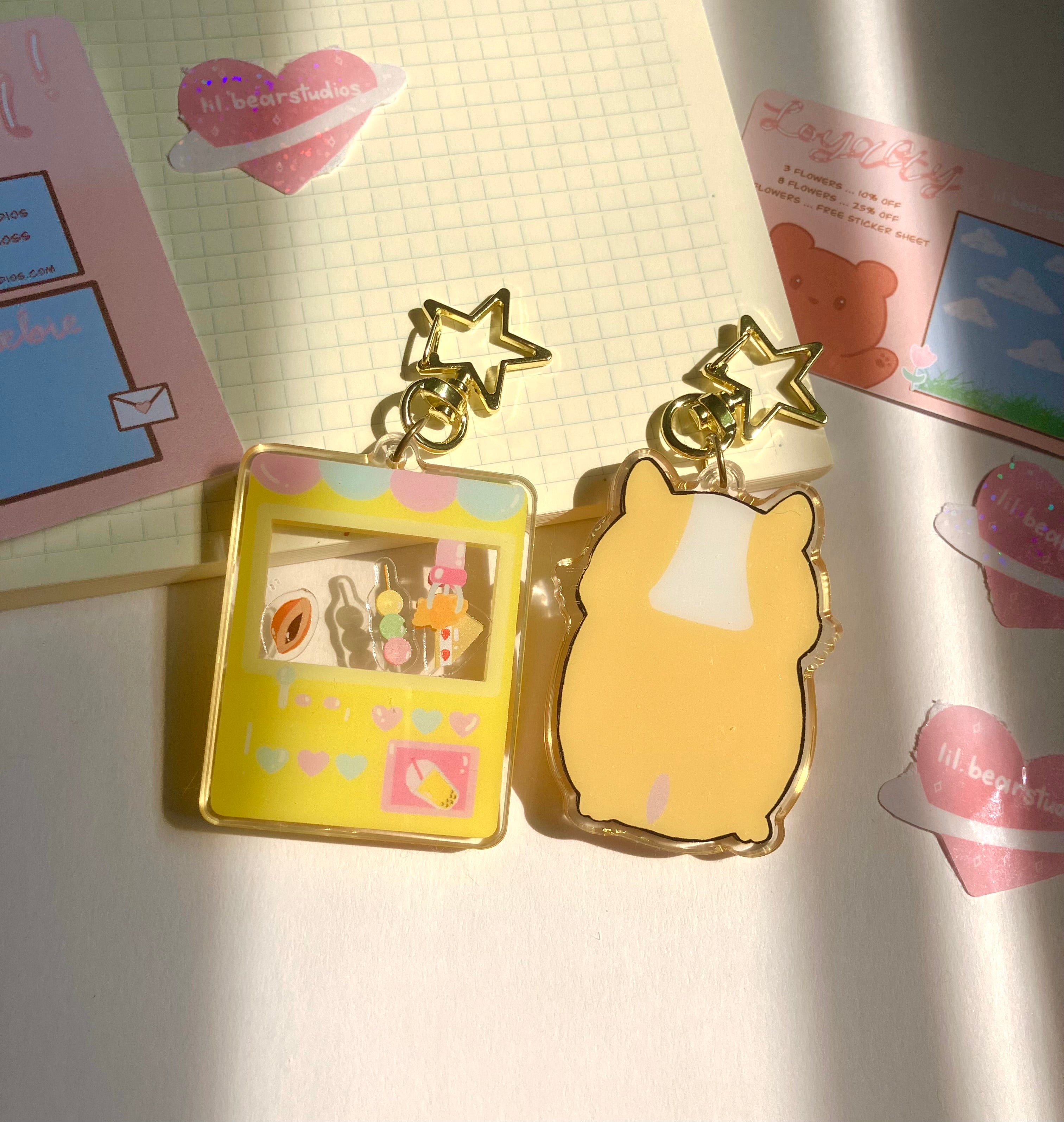 Shaker Keychains